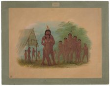 Orejona Indians, 1854/1869. Creator: George Catlin.