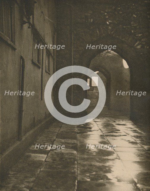 'Archway to the Abbot's Court at Westminster Abbey', c1935. Creator: Paterson.