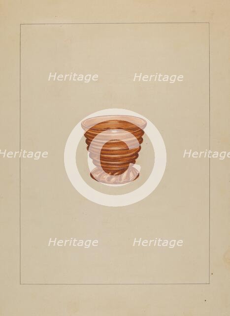 Salt Cellar, c. 1936. Creator: John Dana.