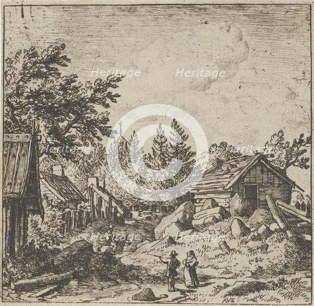 The Hamlet on the Montainous Ground, 17th century. Creator: Allart van Everdingen.