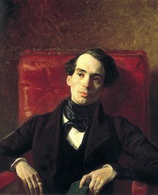 'Portrait of the author Alexander Strugovshchikov', (1808-1878), 1840.  Artist: Karl Briullov