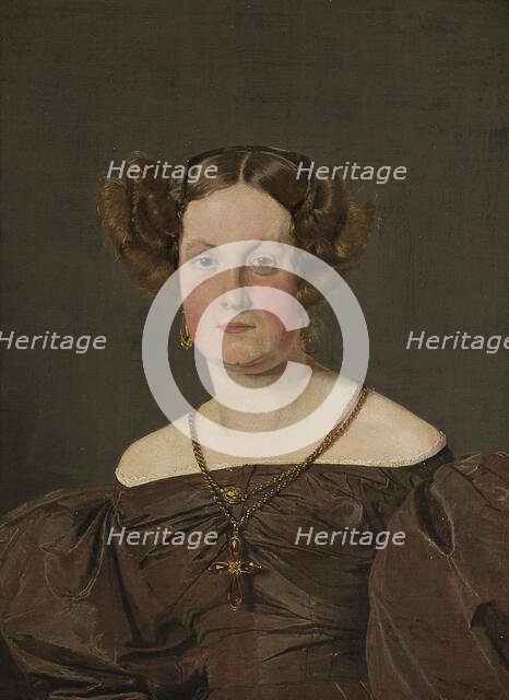 Mrs Th Petersen, née Roepstorff, 1833. Creator: Christen Kobke.