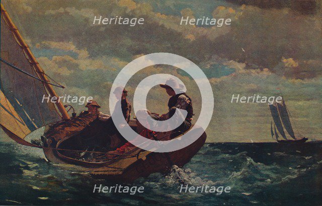 'Breezing Up', 1873-1876. Artist: Winslow Homer.