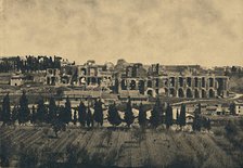 'Roma - Grand remains of the substructures of the palace of Septimius Severus', 1910.  Artist: Unknown.