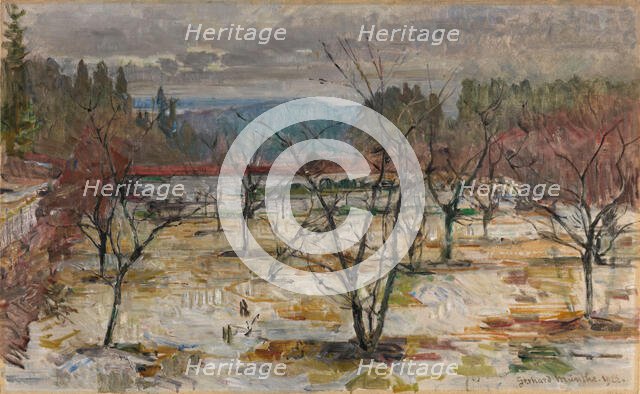 Early Spring, 1922. Creator: Gerhard Munthe.