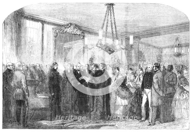 Reception of Major-General Sir William Fenwick Williams at Dover - the Reading of the Corporation Ad Creator: Unknown.