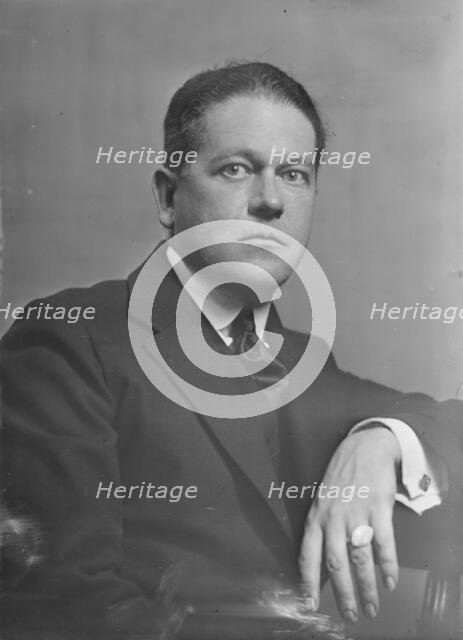 Mr. McCallum, portrait photograph, 1918 Sept. Creator: Arnold Genthe.