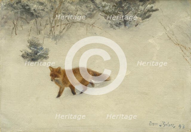 The Fox, 1893. Creator: Bruno Liljefors.