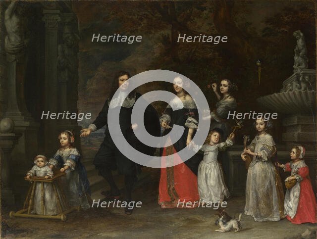 A Family Group, ca 1664. Creator: Coques, Gonzales (1614/18-1684).