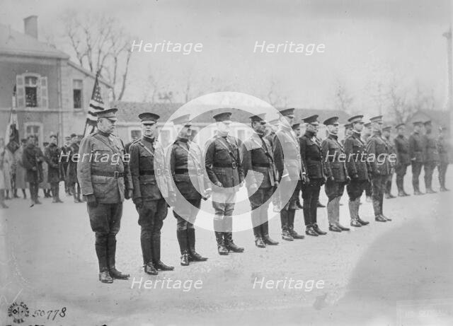 Decorated American generals, 14 Jan 1919. Creator: Bain News Service.