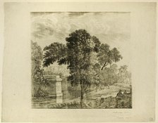 Landscape with Tree, 1802. Creator: Unknown.