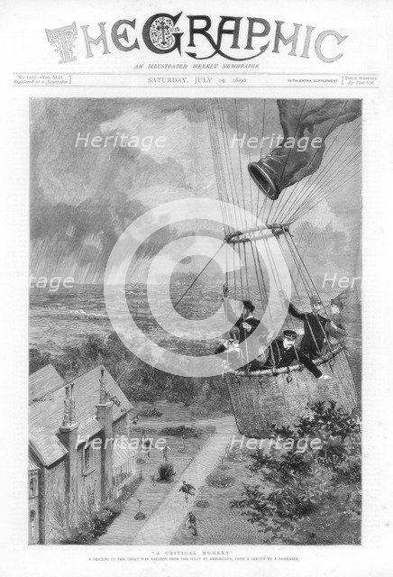 'A Critical Moment', 1890. Artist: Unknown