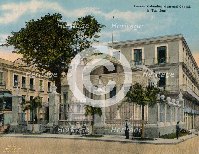 El Templete, Havana, Cuba, c1920.  Artist: Unknown.