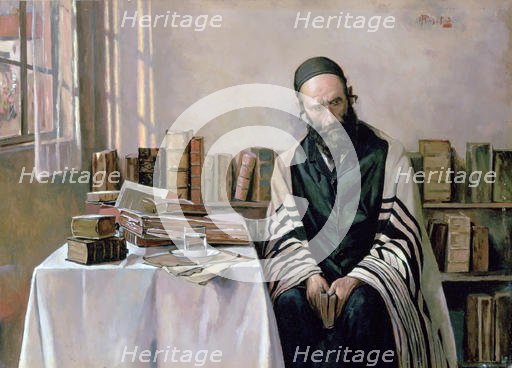 'A Rabbi in his Study', c1887-1953. Creator: Alois Heinrich Priechenfried.