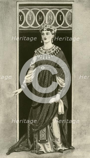 'An Empress of the Eastern or Western Empire - Fifth Century, B.C.', 1924. Creator: Herbert Norris.