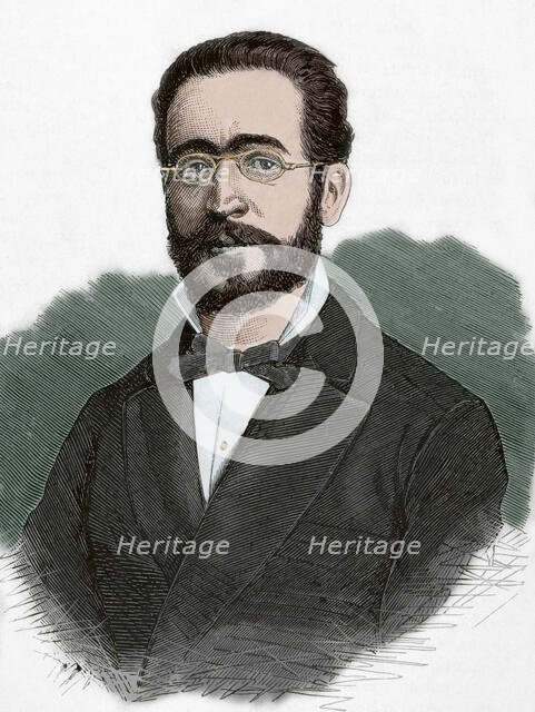 Ruperto Chapi (1851-1909), Spanish composer, 1878. Creator: Unknown.