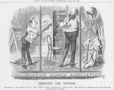 'Dressing the Window', 1886. Artist: Joseph Swain