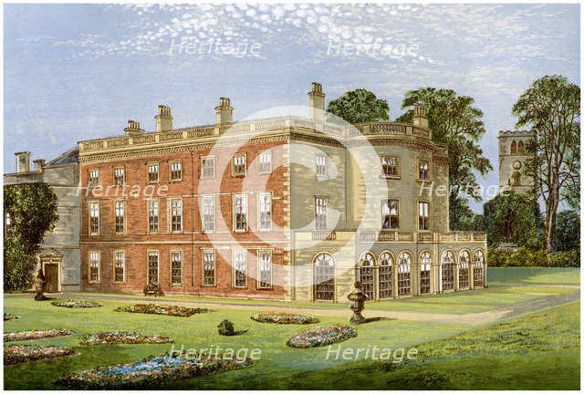 Clifton Hall, Nottinghamshire, home of Baronet Clifton, c1880. Artist: Unknown
