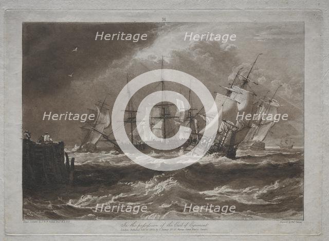 Liber Studiorum: Ships in a Breeze. Creator: Joseph Mallord William Turner (British, 1775-1851).