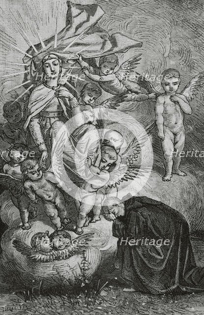 The Divine Comedy, (1307-1321): Purgatory, 1888.  Creator: Jean Edouard Dargent.