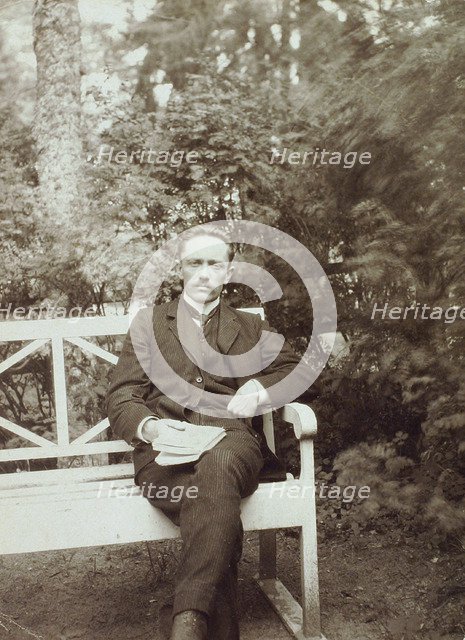 Jurgis Baltrusaitis, Lithuanian poet, early 20th century. Artist: Unknown