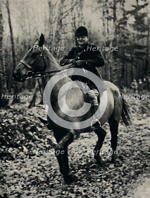 'Hunting Wild Boar in France', 1927, (1945). Creator: Unknown.