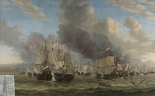 The Battle of Livorno, 1653-1664. Creator: Reinier Zeeman.