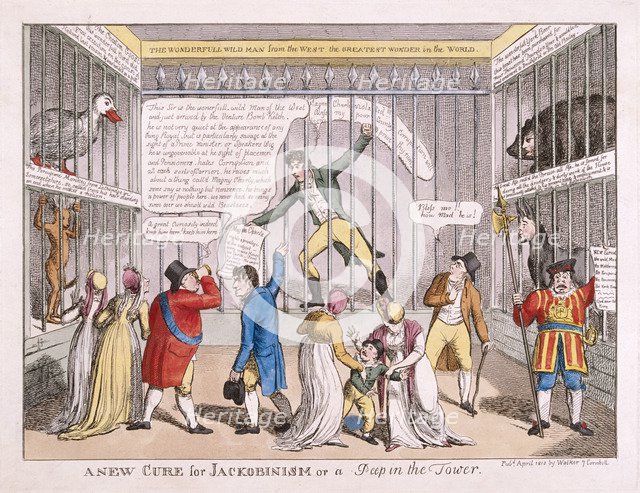 Sir Francis Burdett's imprisonment in the Tower of London, 1810.  Artist: Anon