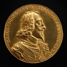 The Juxon Medal: Charles I, 1600-1649, King of England 1625 [obverse], 1639. Creator: Nicolas Briot.