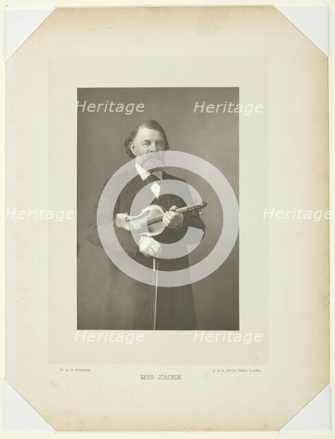 Herr Joseph Joachim, 1885. Creators: W&D Downey, William Downey, Daniel Downey.