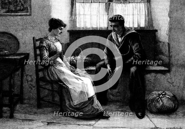 "The Old, Old Story" by William. H. Weatherhead, 1895. Creator: Unknown.