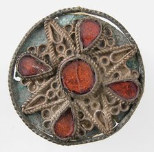 Disk Brooch, Frankish or Northern French, ca. 550-600. Creator: Unknown.