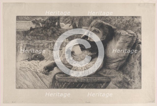 Summer Evening, 1881. Creator: James Tissot.