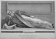 Monument to Sir Edward Bruce in Rolls Chapel, Chancery Lane, City of London, 1794. Artist: King