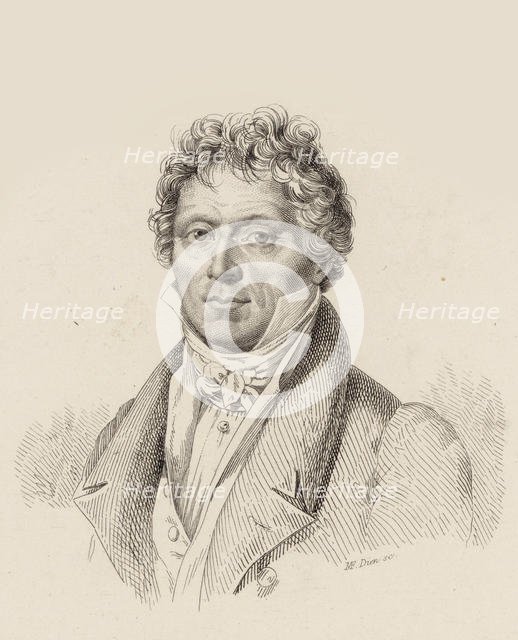 Portrait of the composer Anton Reicha (1770-1836), 1837. Creator: Dien, Claude-Marie-François (1787-1865).