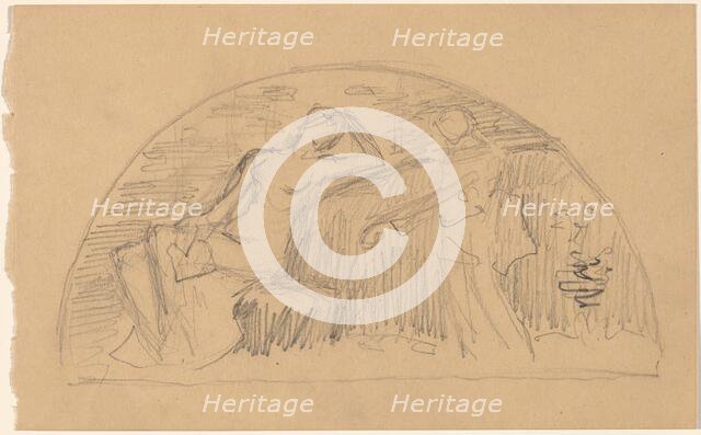 Study for a Lunette, 1890/1897. Creator: Charles Sprague Pearce.