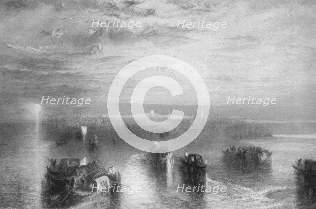 'The approach to Venice', 1844, (1917). Artist: JMW Turner.