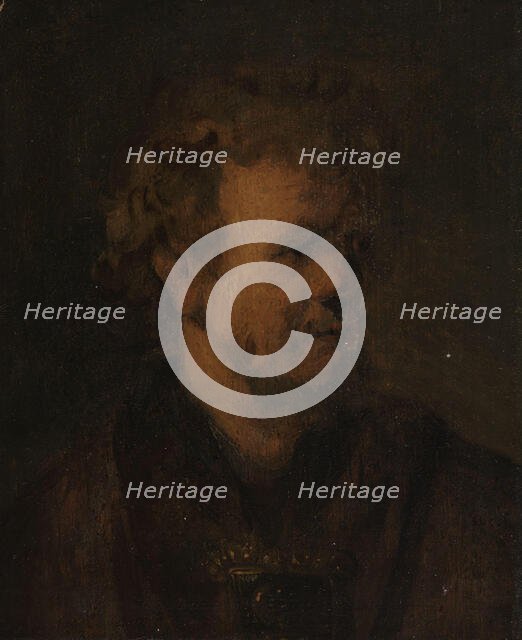 Portrait of a man / Tronie, c1645. Creator: School of Rembrandt van Rijn.