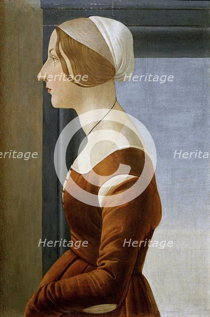 Portrait of a Young Woman, ca 1475. Creator: Botticelli, Sandro (1445-1510).