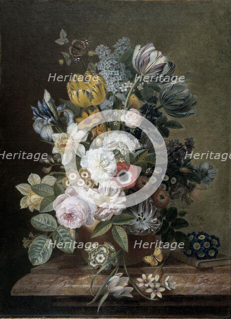 Still Life with Flowers, 1815-1839. Creator: Eelke Jelles Eelkema.