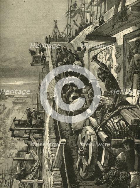 'The Building of Babel', 1890.   Creator: Unknown.