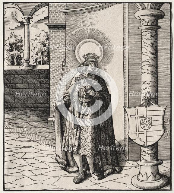 Saints Connected with the House of Hapsburg: A General Account of the Ancestry.... Creator: Leonhard Beck (German, c. 1480-1542).