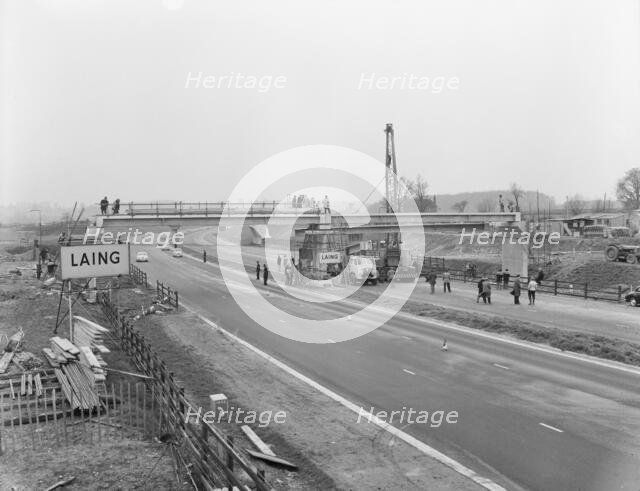 Newport Pagnell M1 Service Area, Newport Pagnell, Milton Keynes, 03/04/1960. Creator: John Laing plc.