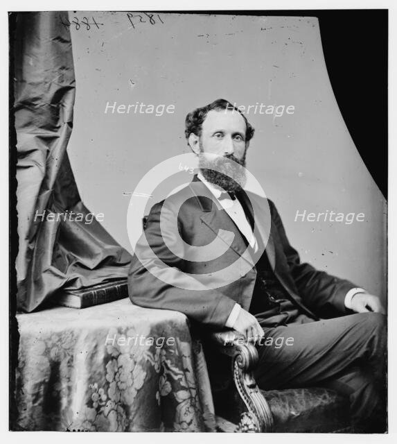 William Pitt Kellogg of Louisiana, between 1860 and 1875. Creator: Unknown.