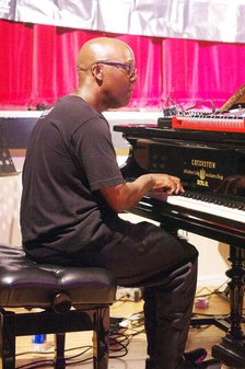 Robert Mitchell, Robert Mitchell’s True Think, Battle Jazz Festival, Battle, East Sussex, July 2024. Creator: Brian O'Connor.