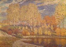 Autumn sun. Artist: Purvitis, Vilhelms (1872-1945)