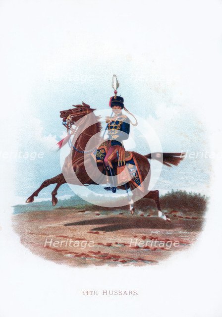 '11th Hussars', 1889. Artist: Unknown