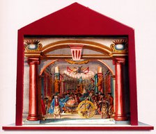 Diorama: Masonic Germany (The Temple of Masonic Treasures), 1750. Artist: Anonymous  