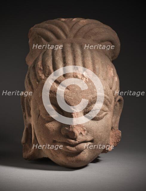 Head of an Ascetic, early 5th century. Creator: Unknown.