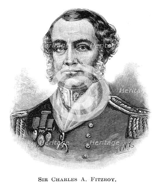 Sir Charles Augustus FitzRoy, Governor of New South Wales, (1886).Artist: W Macleod